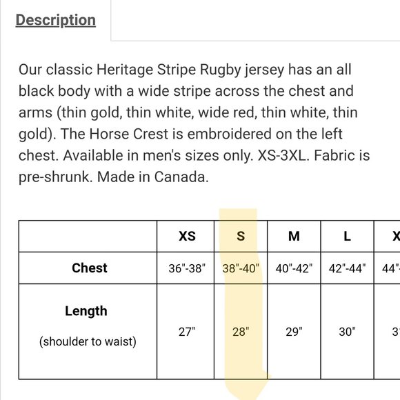 University of Guelph Heritage Stripe Rugby Sweater - Picture 2 of 5
